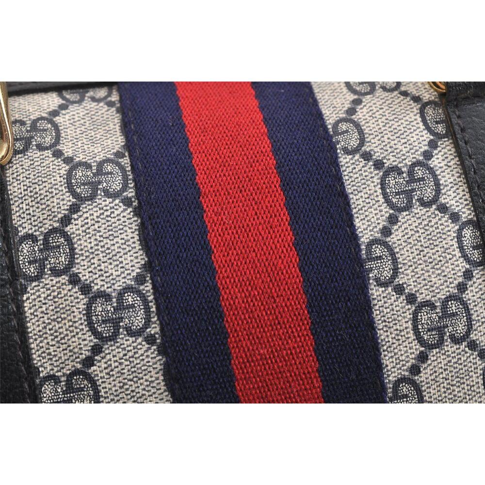 Auth Gucci Sherry Line Hand Boston Bag #144219G45B - Picture 14 of 15